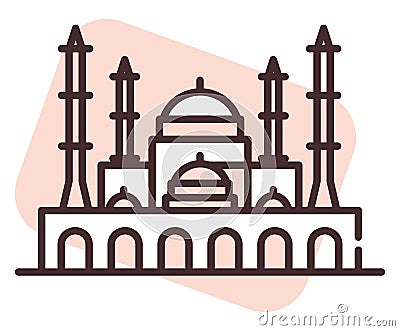 Traveling Istambul, icon Vector Illustration