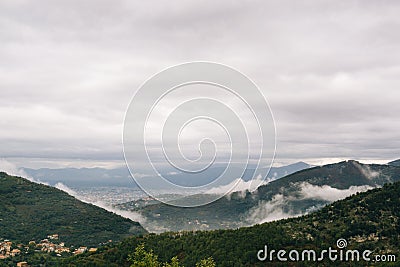 Low Clouds Stock Photo