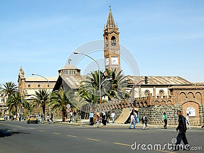 Travelling around Eritrea in summer days Editorial Stock Photo