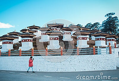 Travelling around heritage in Bhutan Editorial Stock Photo