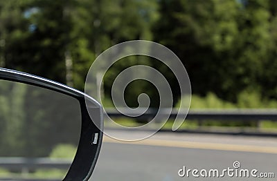 Travelling by car far away Stock Photo