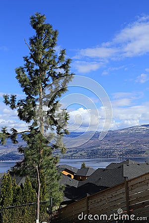 Realestate and Construction Industry -Kelowna British Columbia, Canada Stock Photo