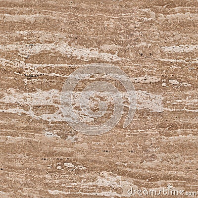 Travertine background natural stone. Seamless square texture, t Stock Photo