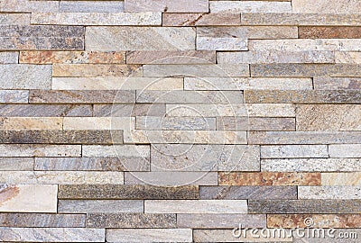 Travertine tile, brick building material color Stock Photo