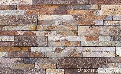 Travertine tile, brick building material color Stock Photo