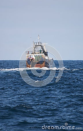 Trawl Fishing Stock Photo