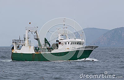 Trawl Fishing Stock Photo