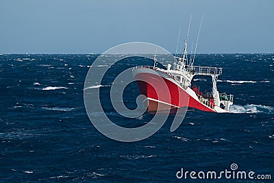 Trawl Fishing Stock Photo
