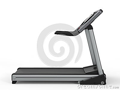 Treadmill or running machine Stock Photo