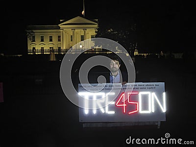 Treason at the White House Editorial Stock Photo