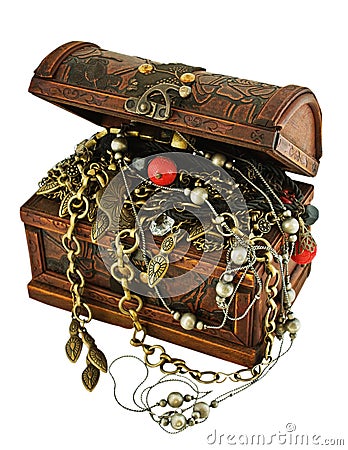Treasure chest Stock Photo