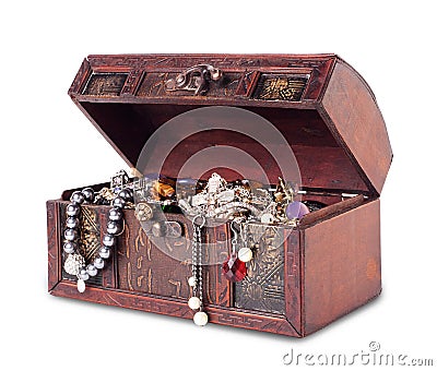 Treasure chest Stock Photo