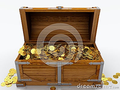 Treasure chest Stock Photo