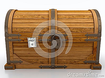 Treasure chest Stock Photo