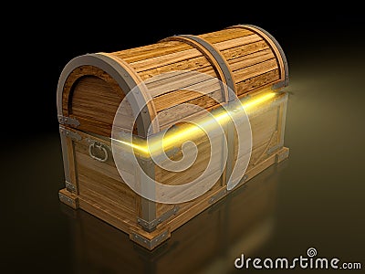 Treasure chest Stock Photo