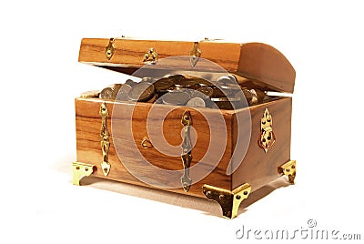 Treasure chest Stock Photo