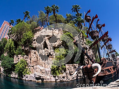 Treasure Island Attraction Las Vegas Editorial Stock Photo