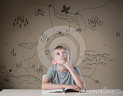 Treasure map Stock Photo