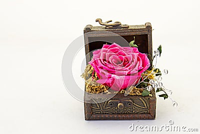 Treasured trinkets isolated on a clear background Stock Photo
