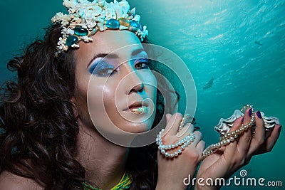 Treasures of underwater world Stock Photo