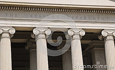 Treasury Department Stock Photo