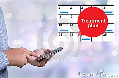 Treatment plan Stock Photo