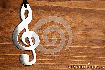 Treble clef Stock Photo