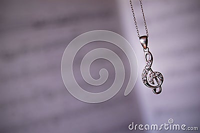 Treble Clef Stock Photo