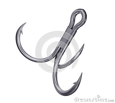 Treble Hook Stock Photo