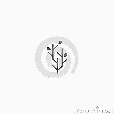 Tree Logo Icon Design Template. Simple and Modern Vector Illustration Vector Illustration