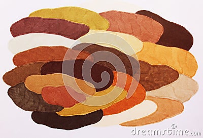Tree bark texture element. Marker drawing background. Abstract floral motif. Simple hand drawn color texture. Forest backdrop for Stock Photo