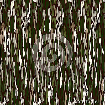 Tree bark texture. Seamless vector background. Vector Illustration