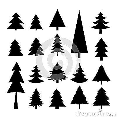 Tree Christmas Icon Vector Vector Illustration