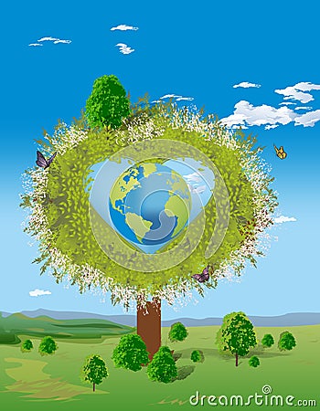 Tree of the Earth, Stock Photo