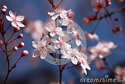 Tree flowers in spring Stock Photo