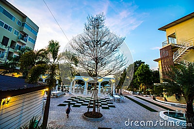 Tree Home Stock Photo