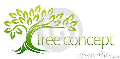 Tree icon concept Vector Illustration