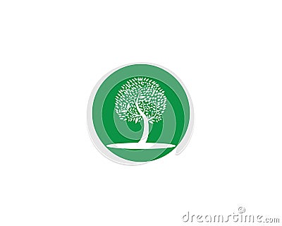 Tree icon logo Vector Illustration