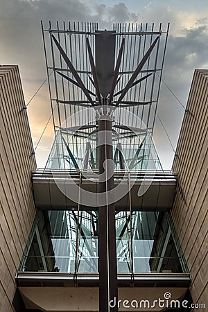 Tree of Knowledge architectural structure of The John Niland Scientia Building UNSW Editorial Stock Photo