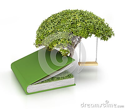 Tree of knowledge Stock Photo