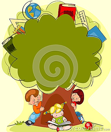 Tree of knowledge Vector Illustration