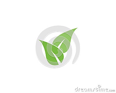 Eco Tree Leaf Logo Template Vector Illustration