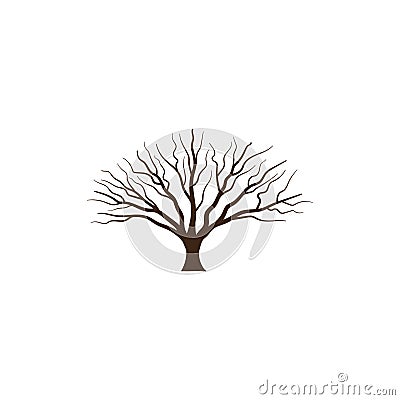 Tree without leaves vector illlustration Vector Illustration