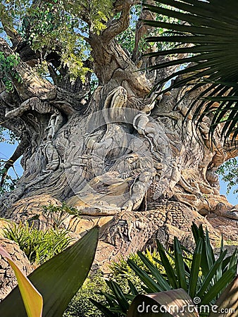 The Tree of Life, Animal Kingdom, Orlando Florida Editorial Stock Photo