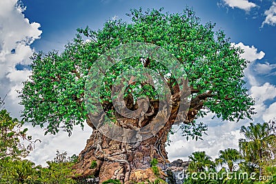 The Tree of Life at Disney's Animal Kingdom Editorial Stock Photo