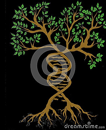 Tree of life Cartoon Illustration