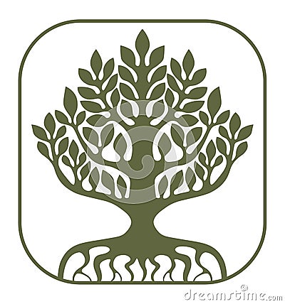 Tree of Life Yggdrasil Vector Illustration