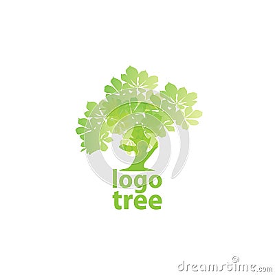 Tree logo concept Cartoon Illustration