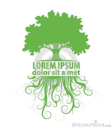 Tree logo template Vector Illustration