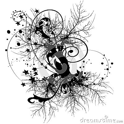 Tree Roots Vector Illustration